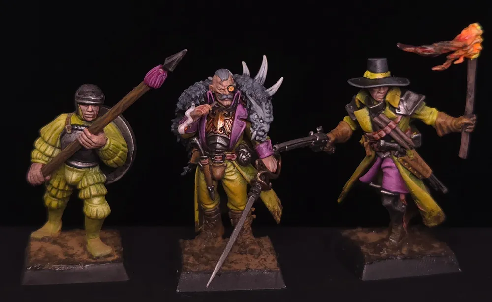 Figurine Mordheim peinte par Atelier Guillotine, niveau Battle Ready