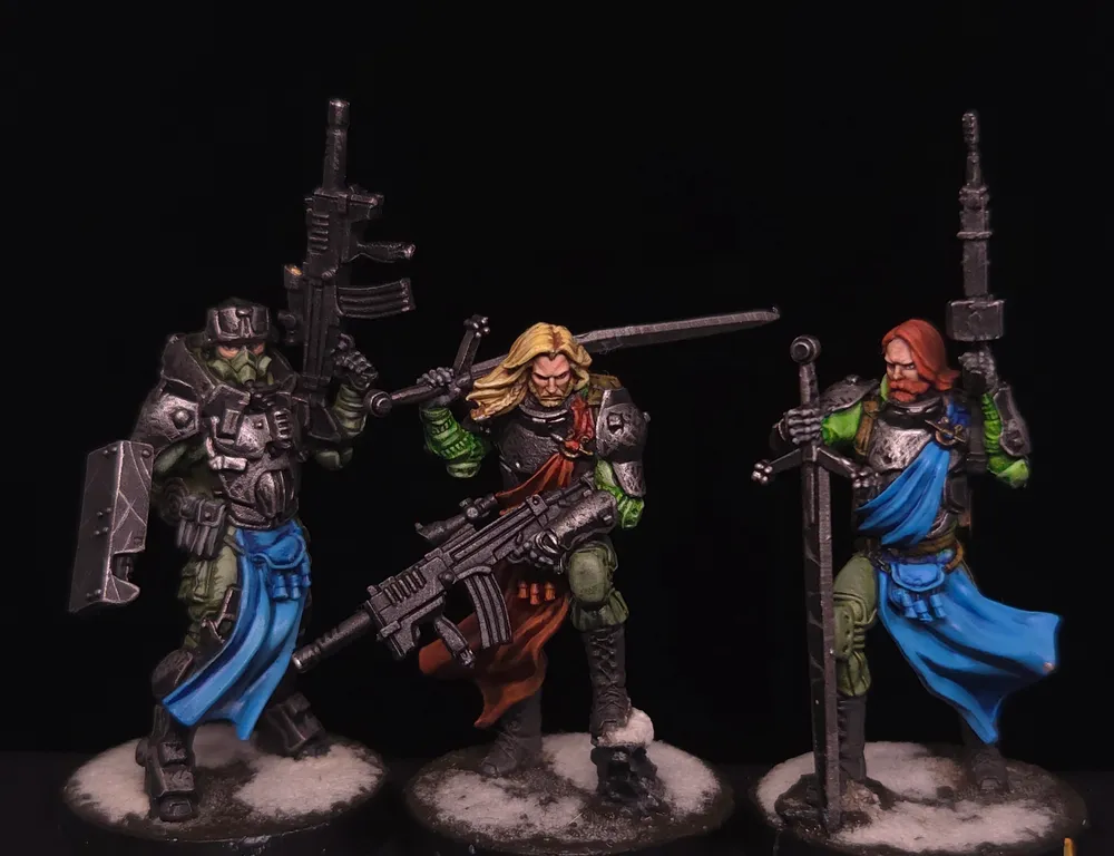 Figurine Infinity peinte par Atelier Guillotine, niveau Tabletop+