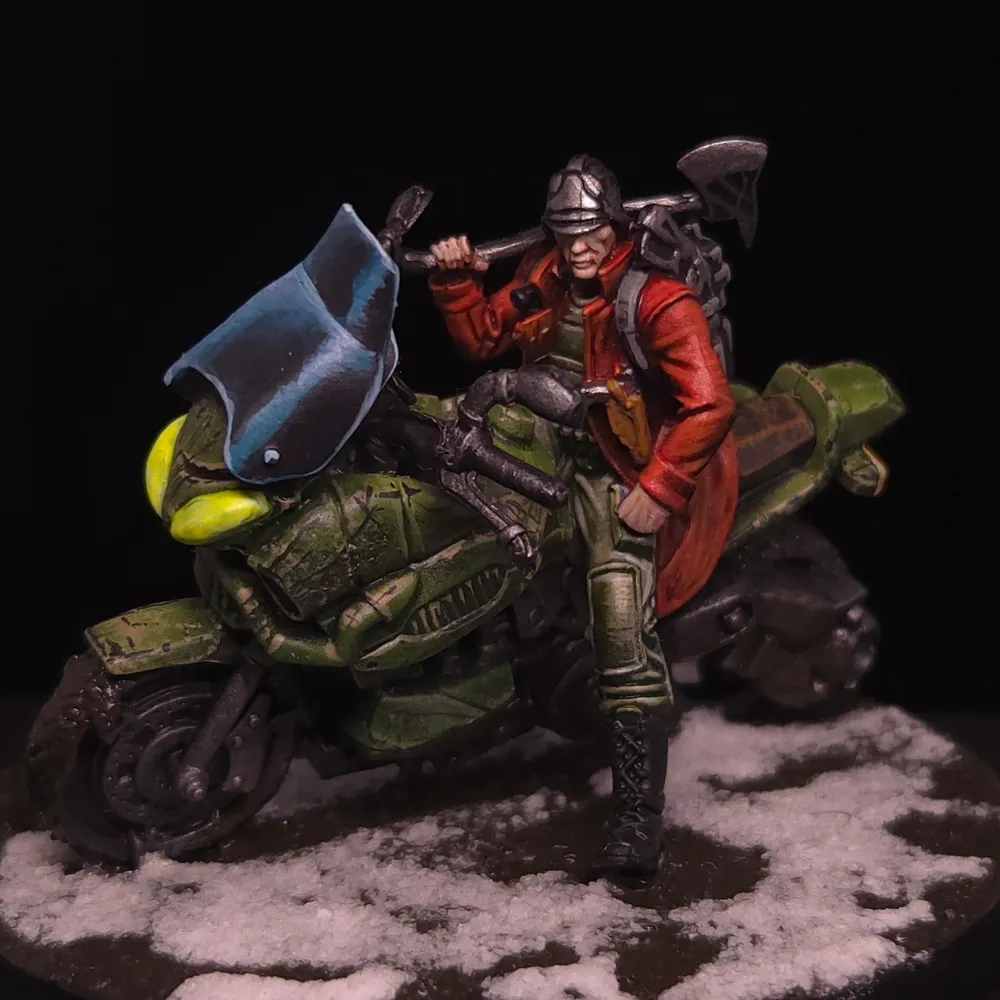 Figurine Infinity peinte par Atelier Guillotine, niveau Tabletop+