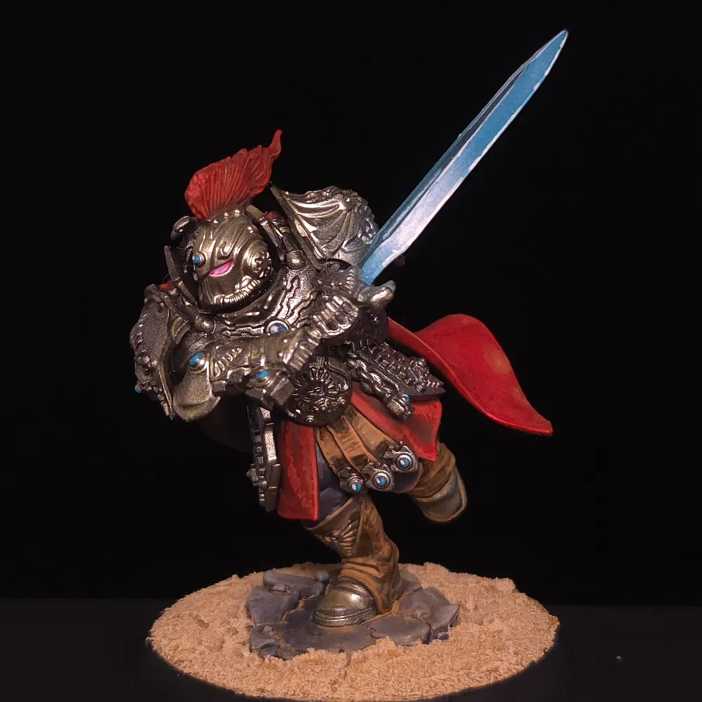 Figurine Warhammer 40 000 peinte par Atelier Guillotine, niveau Tabletop+